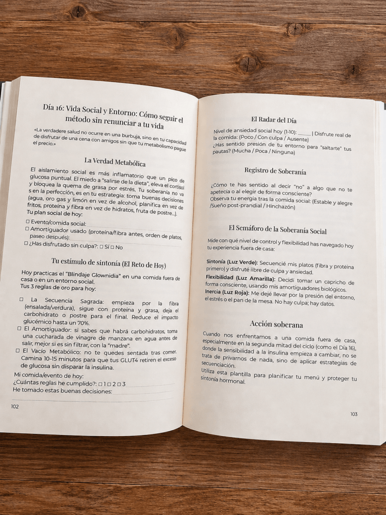 Páginas del Diario abiertas