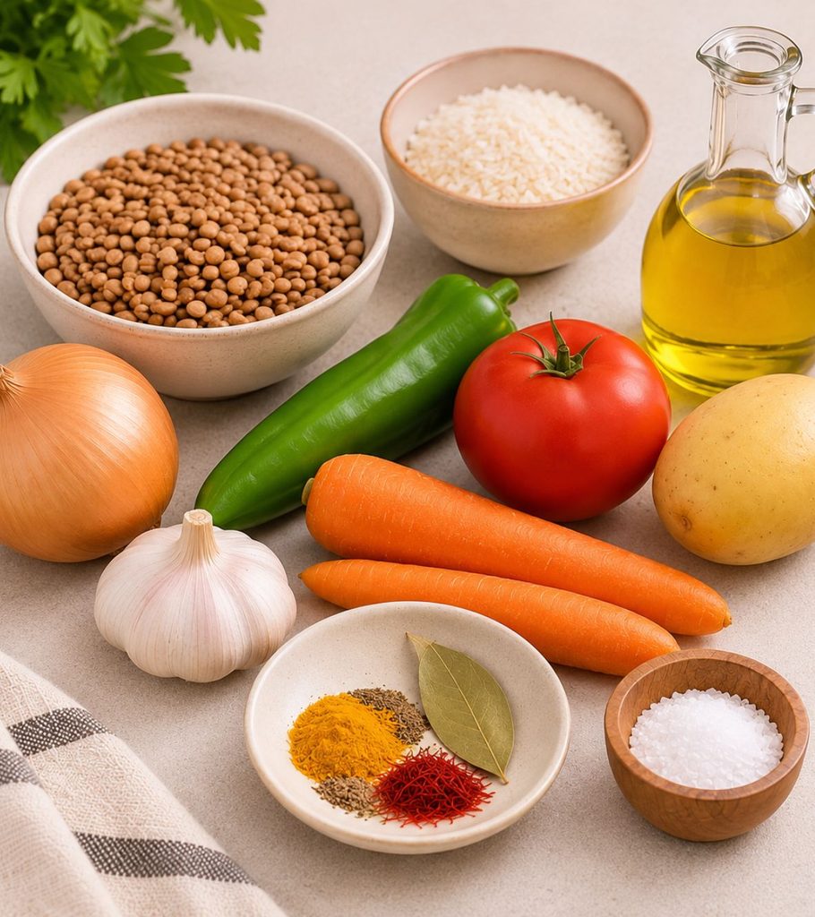 Ingredientes lentejas antiinflamatorias